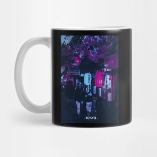 Tokyo Street Neon Synthwave Mug